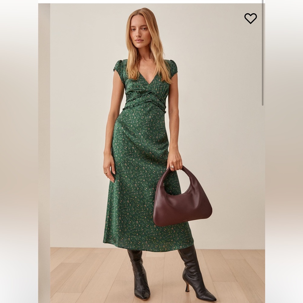 Reformation Kaye Silk dress